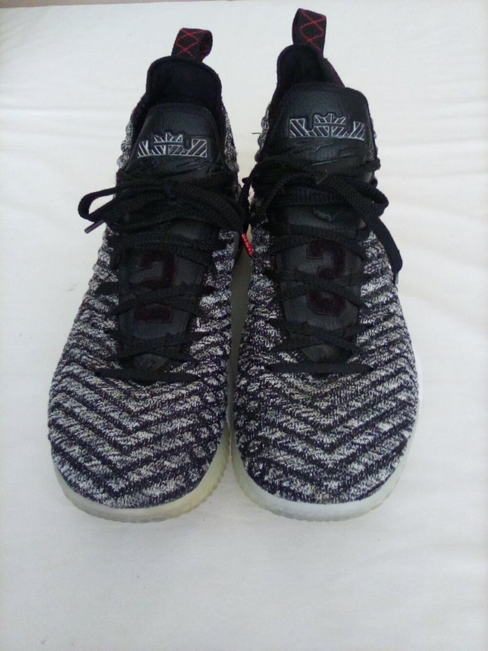 Nike Lebron 16 Oreo Black/White AO2588-006 Basketball Sneakers Size 11.5